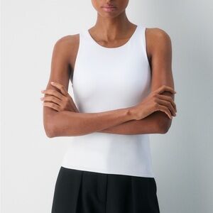 Aritzia Babaton Contour White '90s Tank Top